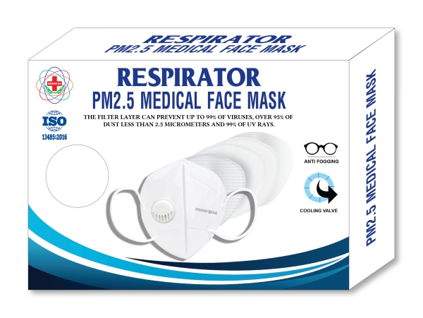 Khẩu trang y tế PM2.5 Respirator - Khẩu Trang Y Tế Khánh An - Công Ty Cổ Phần Thương Mại Thiết Bị Khánh An